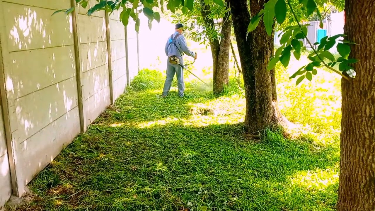 Cortando la maleza edgar ceballos 