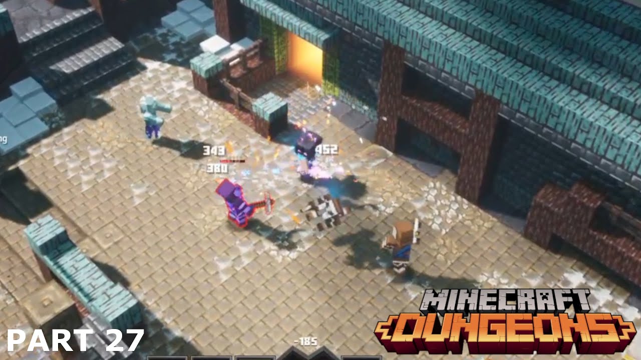 Minecraft Dungeons |Gameplay Walkthrough Part 27 |Colossal Rampart Mission ! Howling Peaks DLC