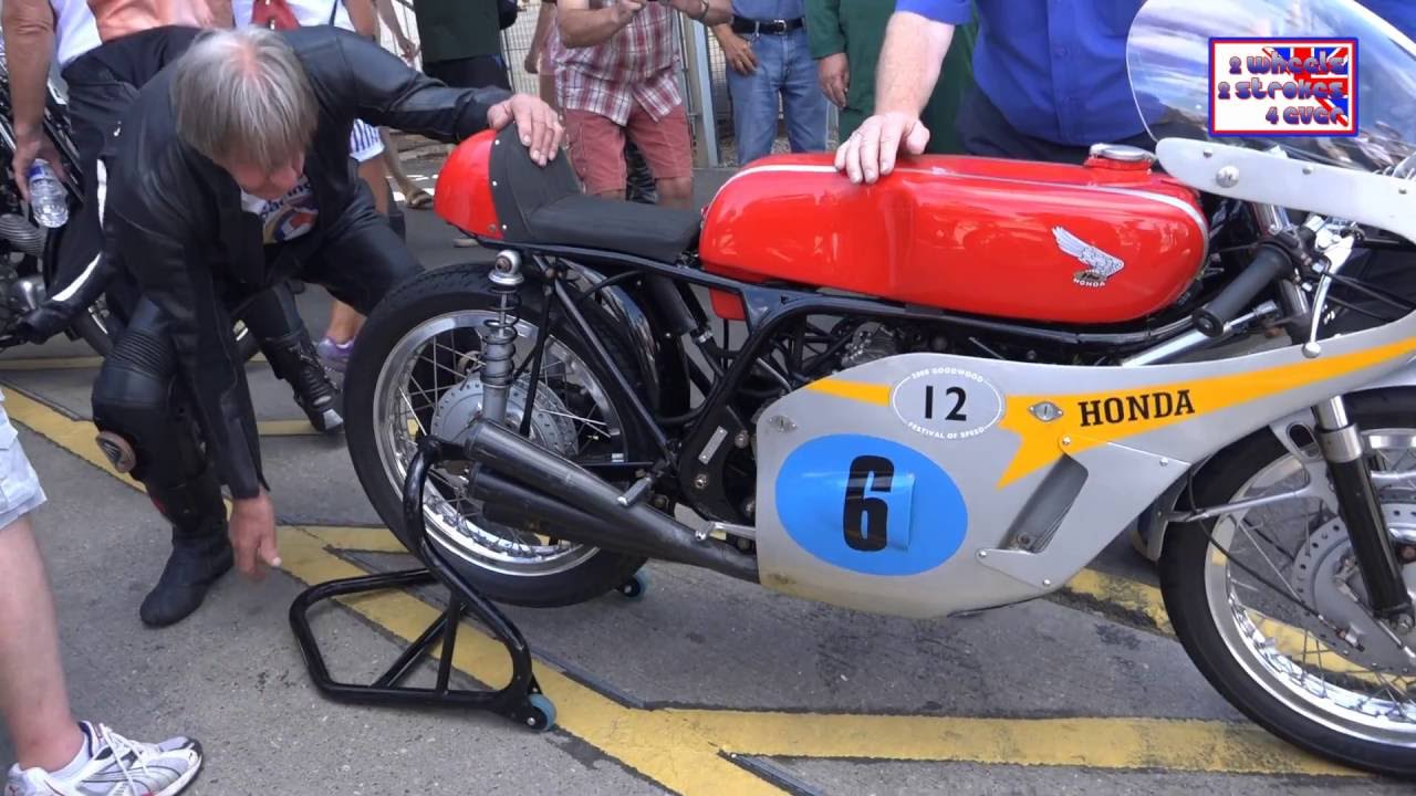 THE MAGNIFICENT HONDA 6 GP RACER & THE LEGENDARY GEORGE BEALE - DONINGTON 2016
