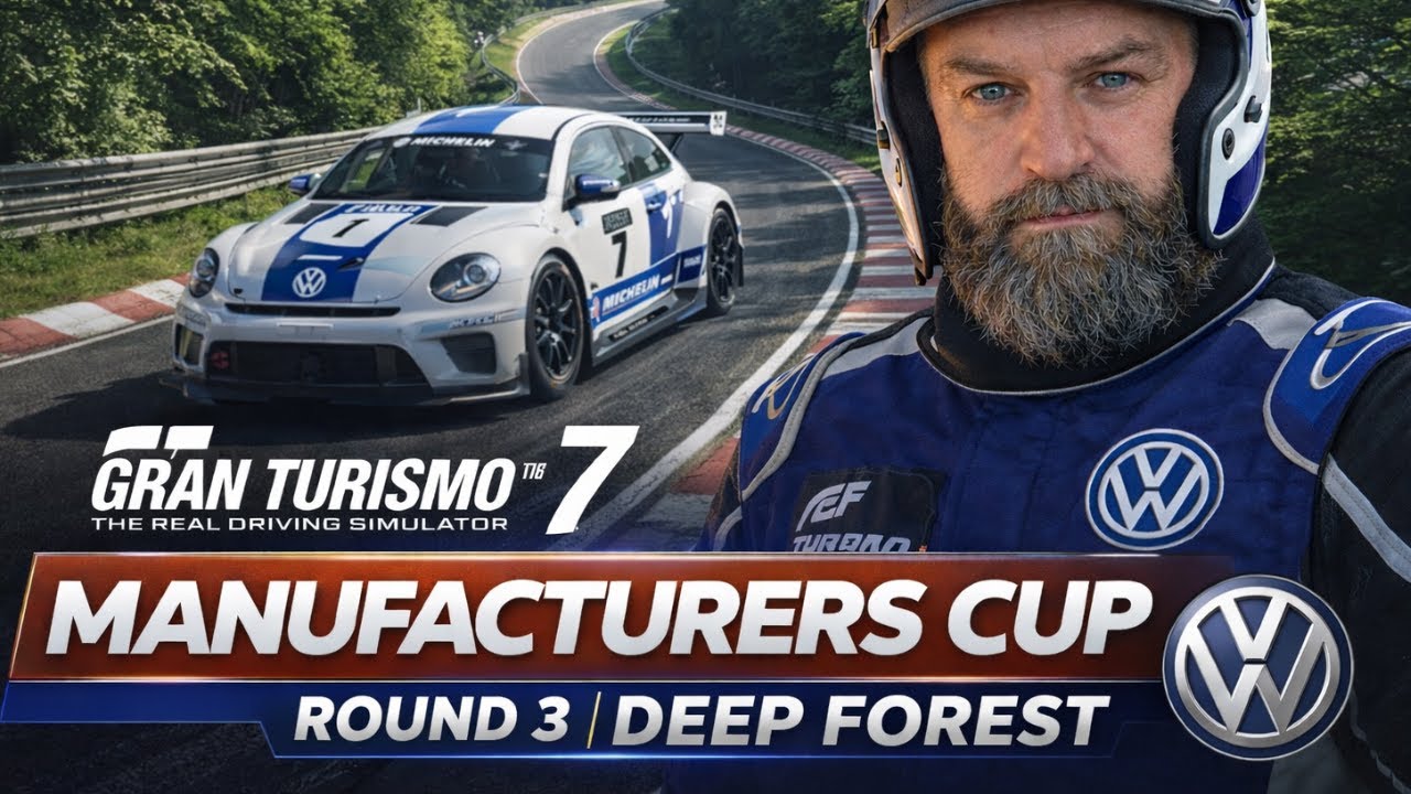 Pt 2 - GT7 -MANUFACTURES CUP - Rnd 3 - Deep Forest 🚥