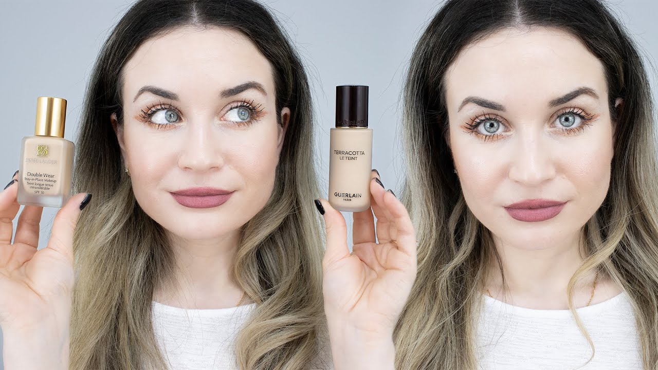 ESTEE LAUDER Double Wear vs. new GUERLAIN Terracotta Le Teint | Foundation Battle