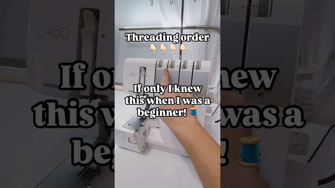 The Easiest Way to Thread Your Serger Machine Like a Pro!