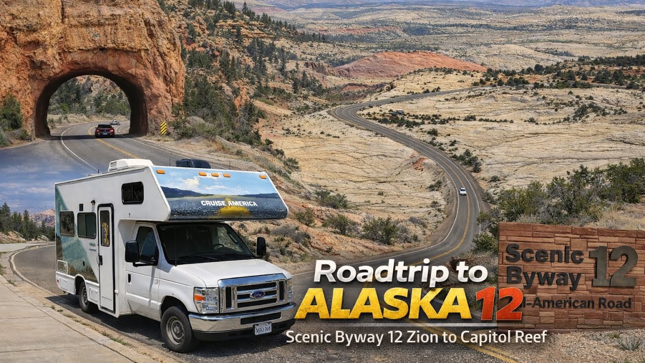 Zion to Capitol Reef via Scenic Byway 12 - Utah’s Most Beautiful Road / Road to Alaska #12