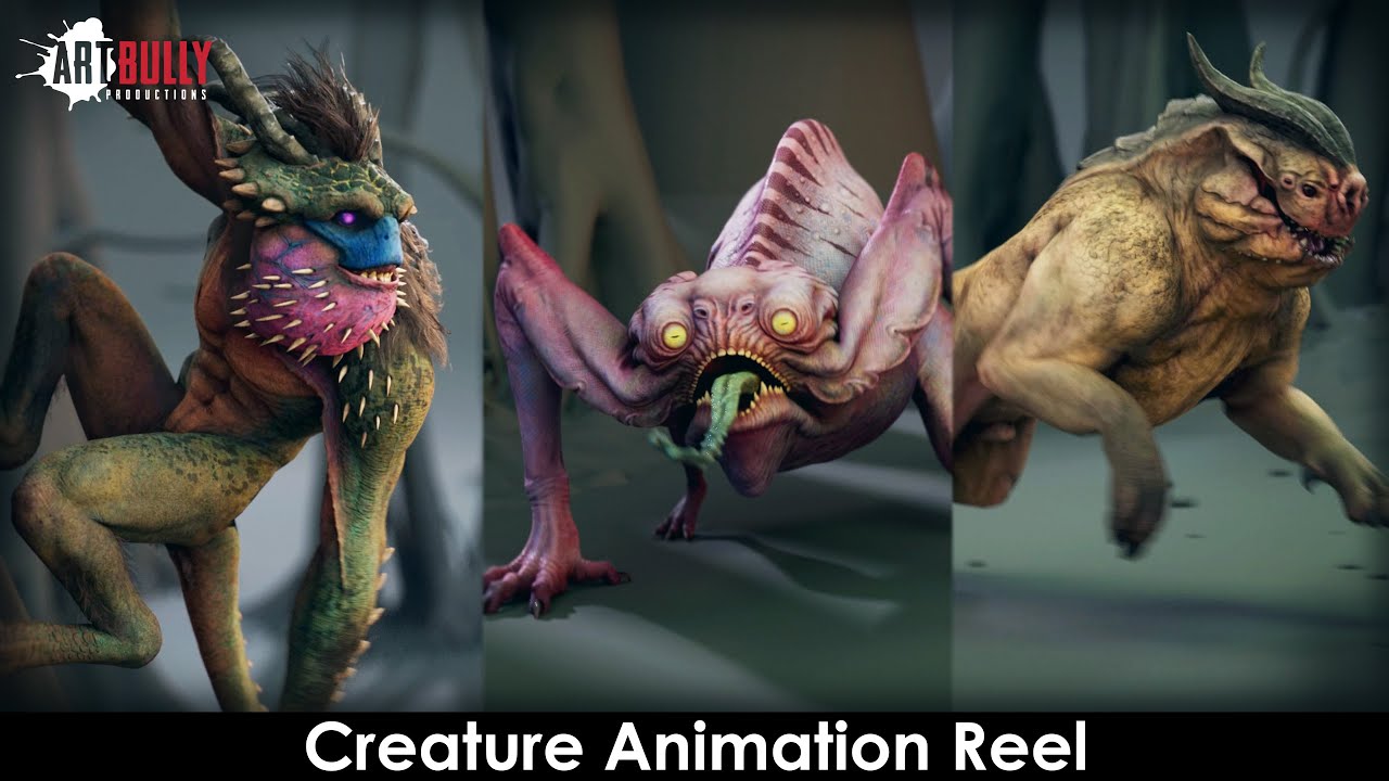 Art Bully Productions Creature Animation Reel Pt1