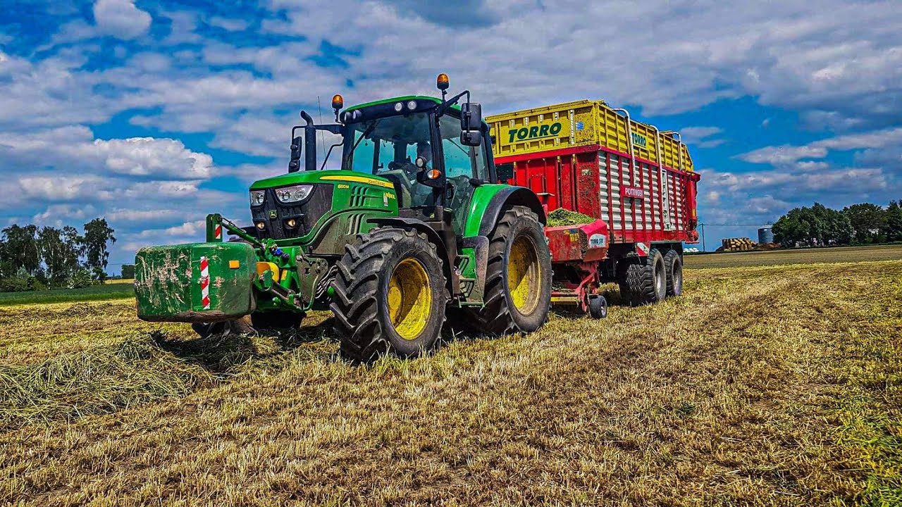 ☘️Sianokiszonka 2021🍀 z🤙 Vixą 🤙🚜John Deere 6120M 🚜Pottinger Torro 5700💪, Farmtrac 💪 ursus c-360