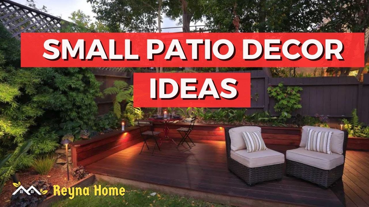 Small Patio Decor Ideas For A Cozy Outdoor Small Patio Decor Ideas Simple Small Patio Ideas