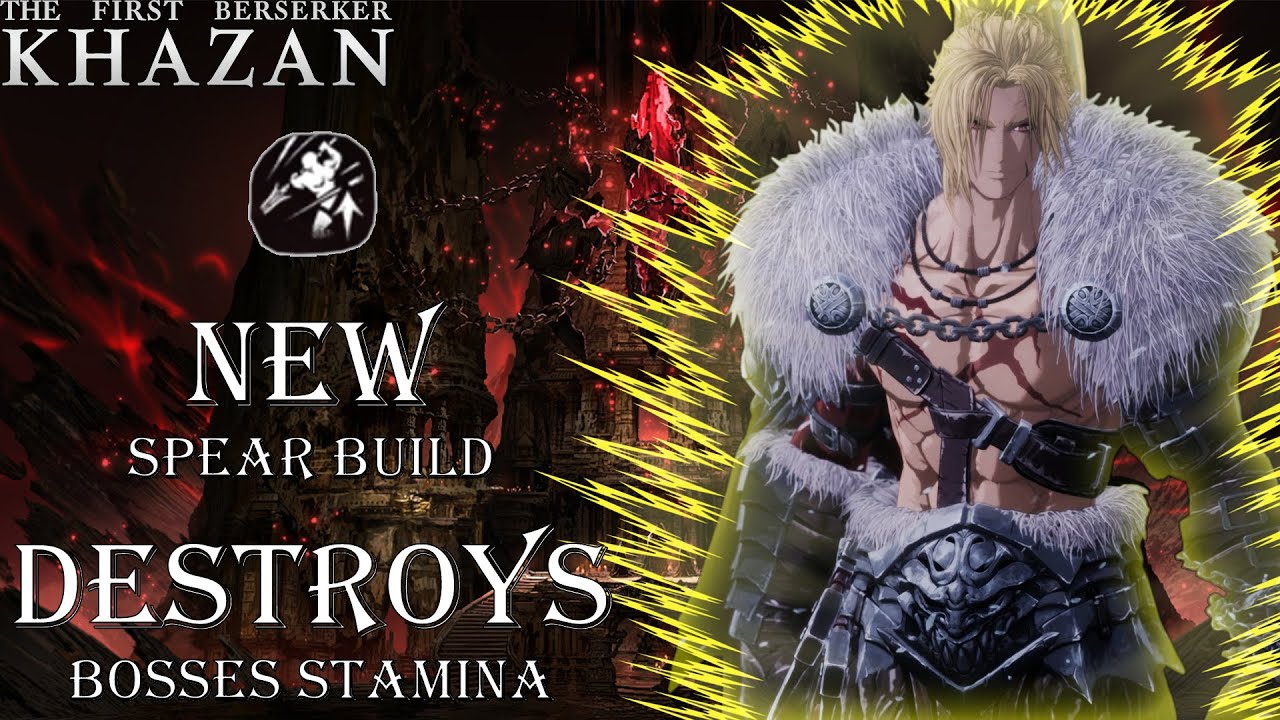 NEW Lightning Skyfall Spear Build DELETES Stamina Bars | The First Berserker Khazan