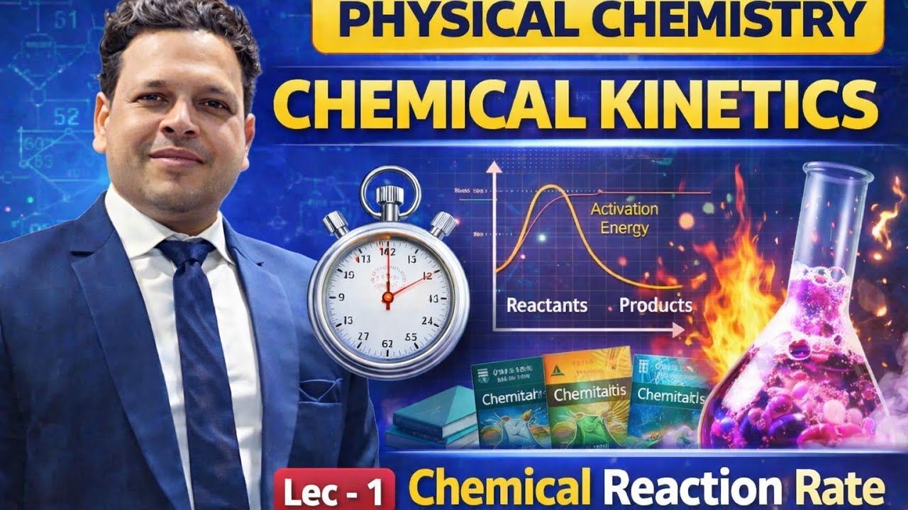 Class 12 Chemical Kinetics Lec-1 | Physical Chemistry | All Boards + JEE Main + NEET + CUET