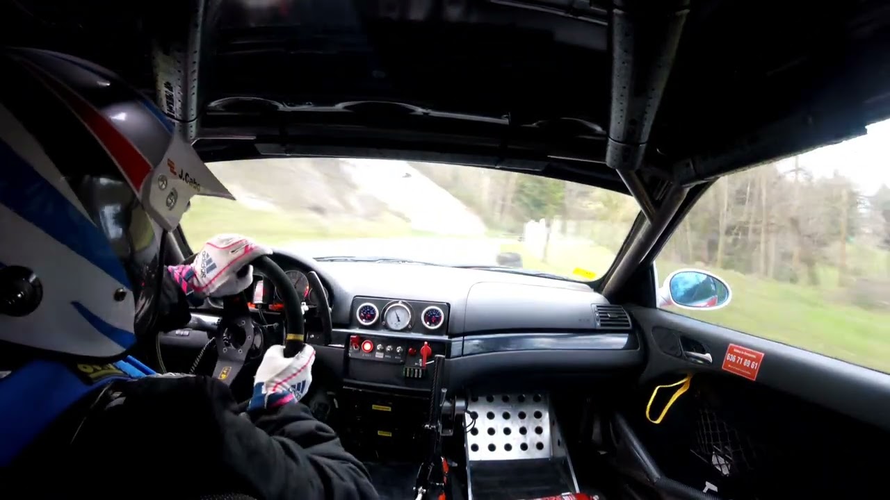 on board subida aia Jonathan cabo BMW M3 e46 rallyes