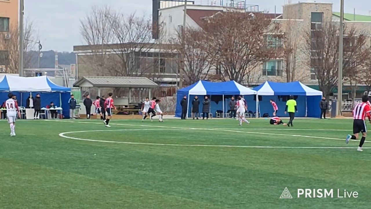 평택유나이티드 U15  vs 완주FC U15 전반 (완주스토브리그)