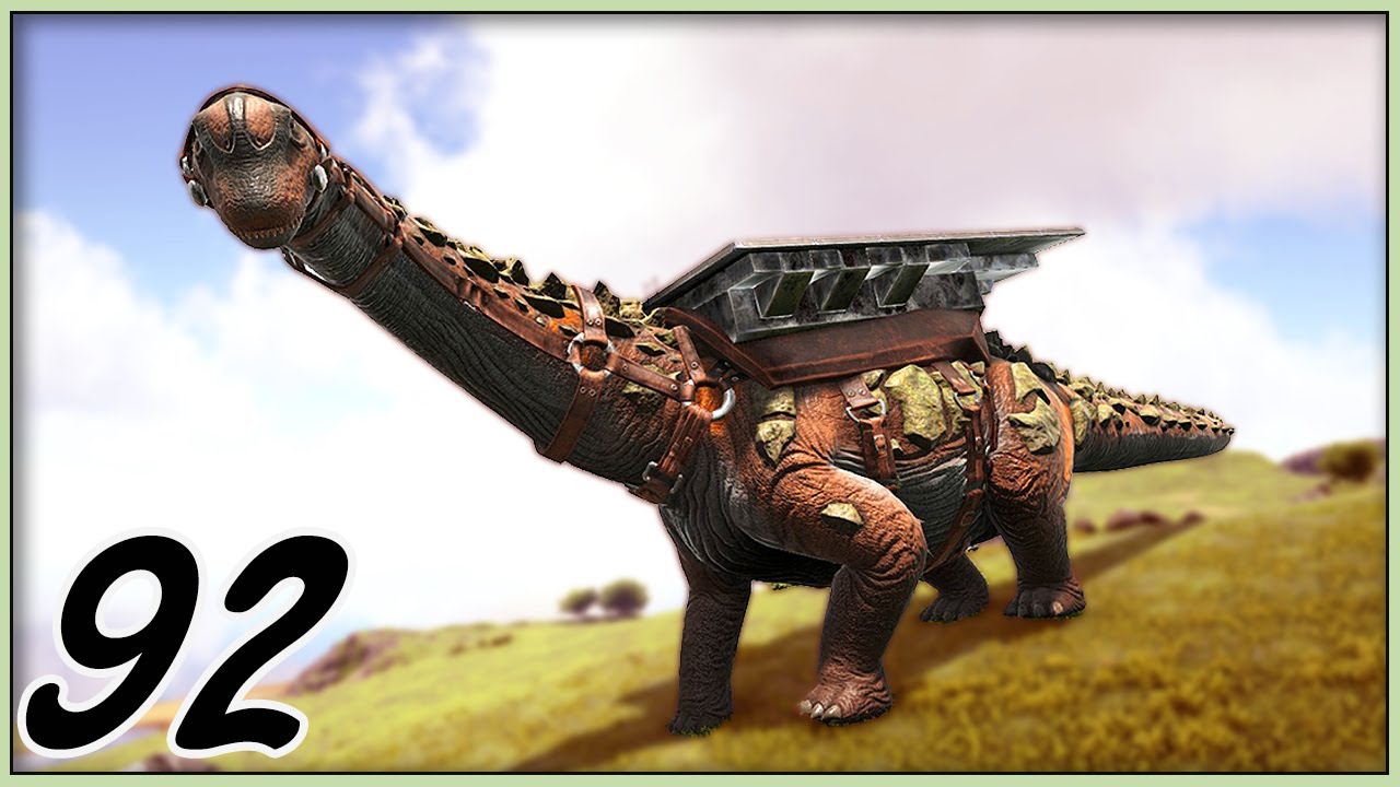 TAME DU TITANOSAURE EN SOLO UN PEU TROP SIMPLE 😂  : #92 Ark Vanilla Objectif finir le jeu 100%