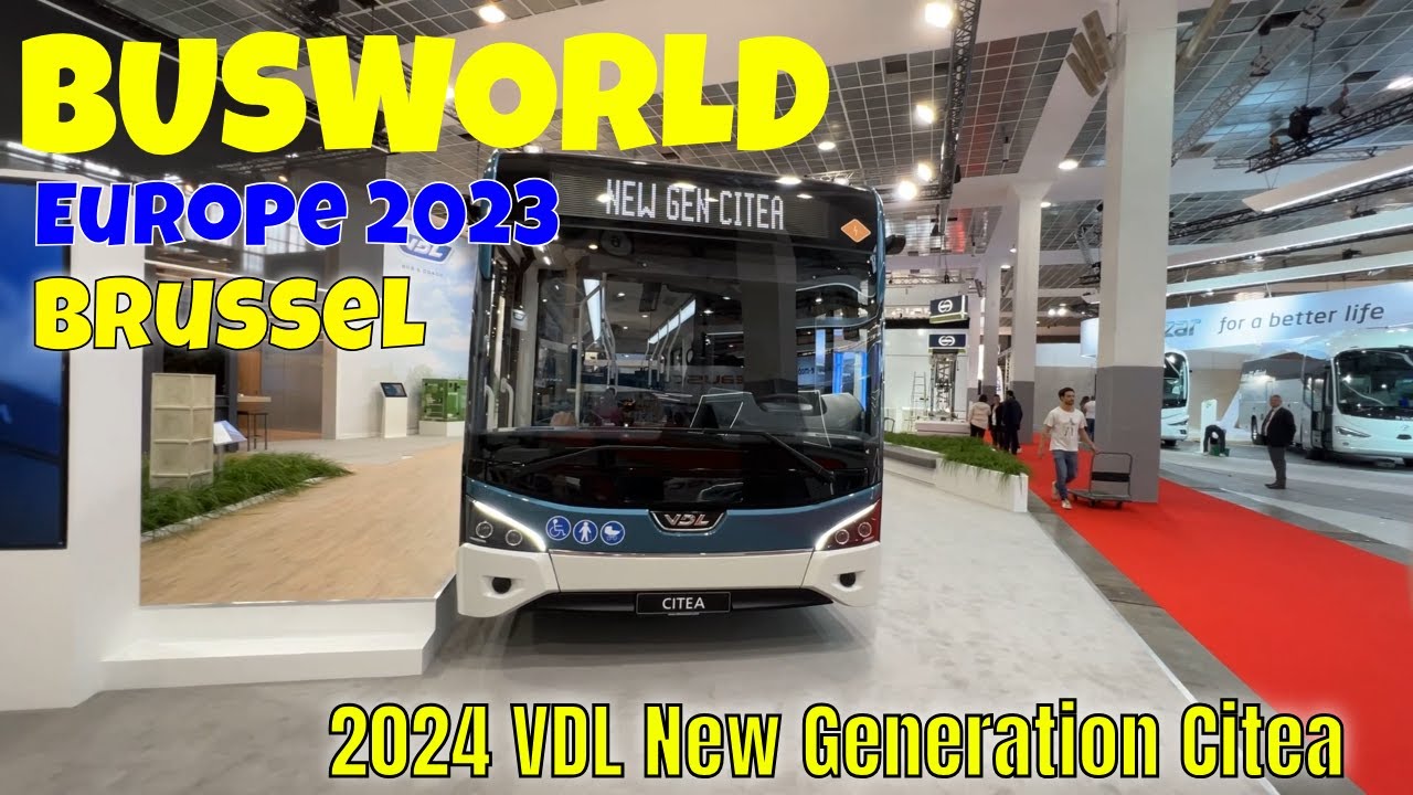 2024 VDL New Generation Citea Bus Interior And Exterior Busworld Europe 2023 Brussel