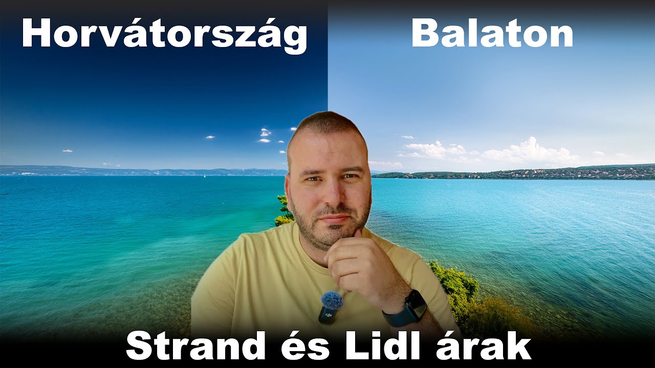 Tényleg olcsóbb egy horvát nyaralás? Balaton vs. Adria 2025 – megnéztem a Lidl és strand árakat