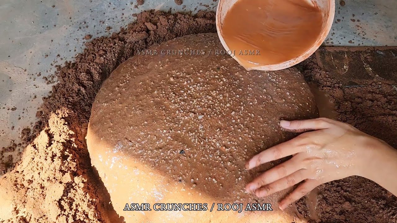 New Vlog (Part-1)♥️ Behind the scenes | New videos recorded | Damp Crumbling of Red Dirt Chunks💦🤤