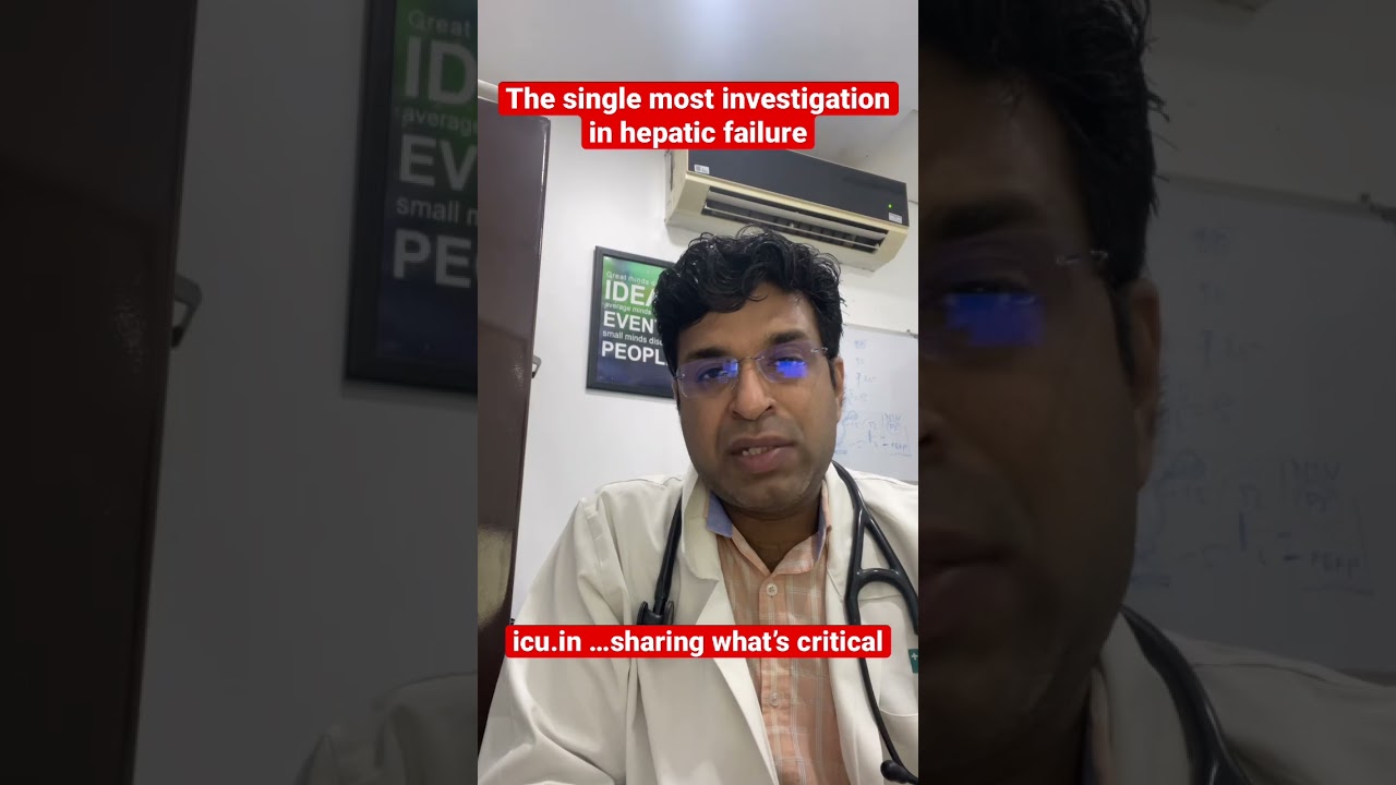 #icushort 29: The single most important investigation in hepatic failure , (prothrombin time / INR)