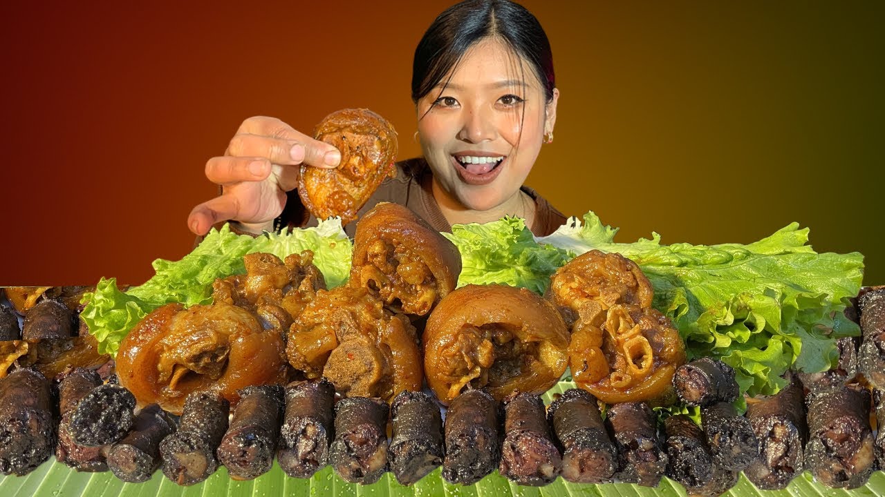 Traditional Pork Sausage || Pork knuckle 