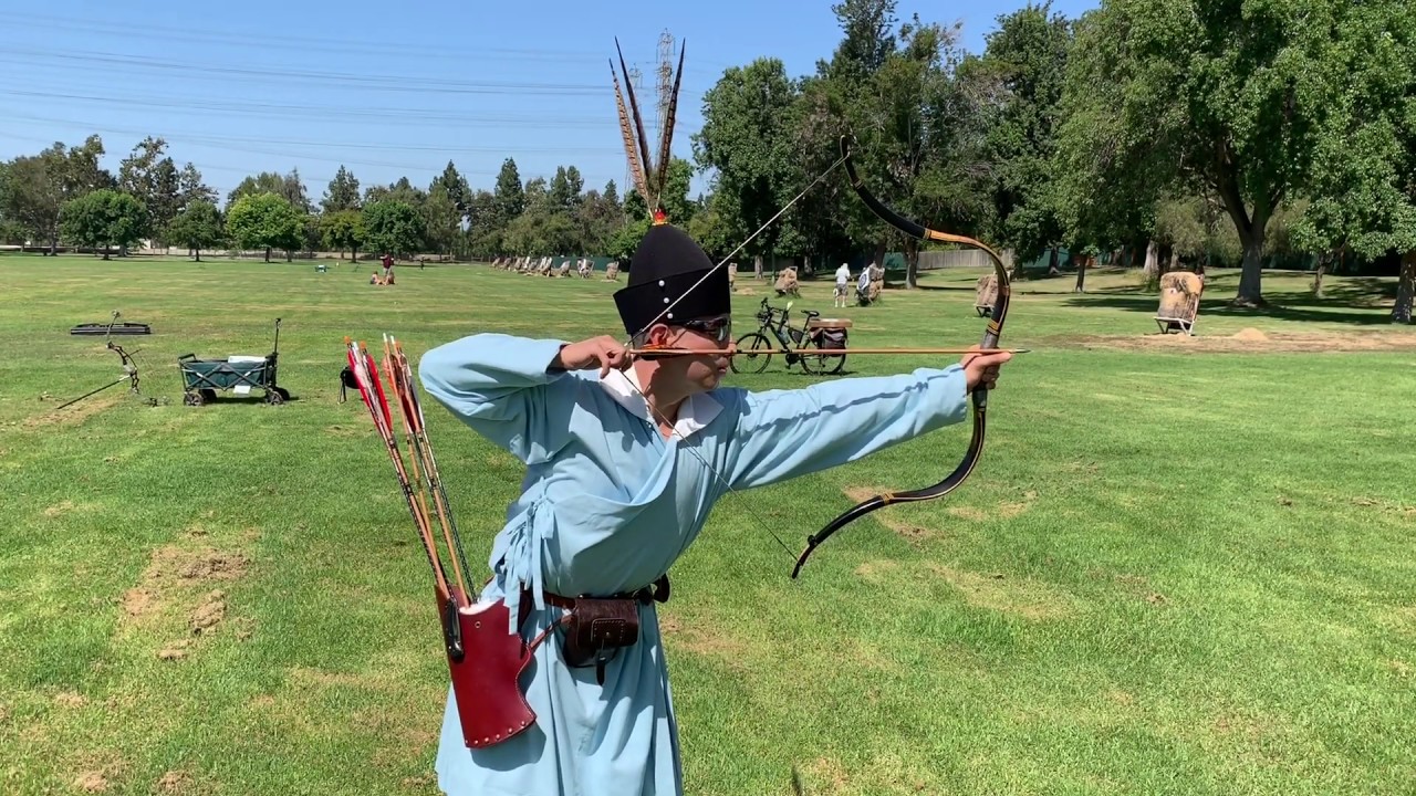 Ming Chinese Archery Practice montage El Dorado Park 9/1/2019