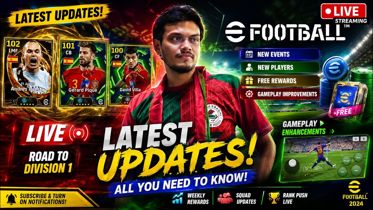 🔥 Spain 2010 Pack is HERE! 😱 LIVE eFootball 2026 Updates, Pack Opening & Gameplay!
