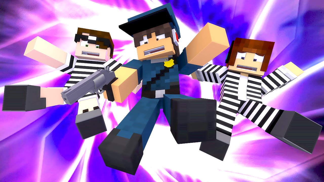 Minecraft : MÁQUINA DO TEMPO !! - ( Polícia e Ladrão)