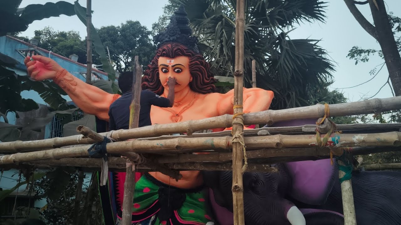 চলছে জোড় কদোমে পুজোর প্রস্তুতি 😍❤️❤️❤️