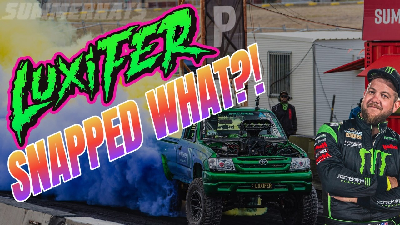 THIS Wasn’t Supposed to Break 😱 Luxifer SNAPS a BLOWER PULLEY at Summernats 38