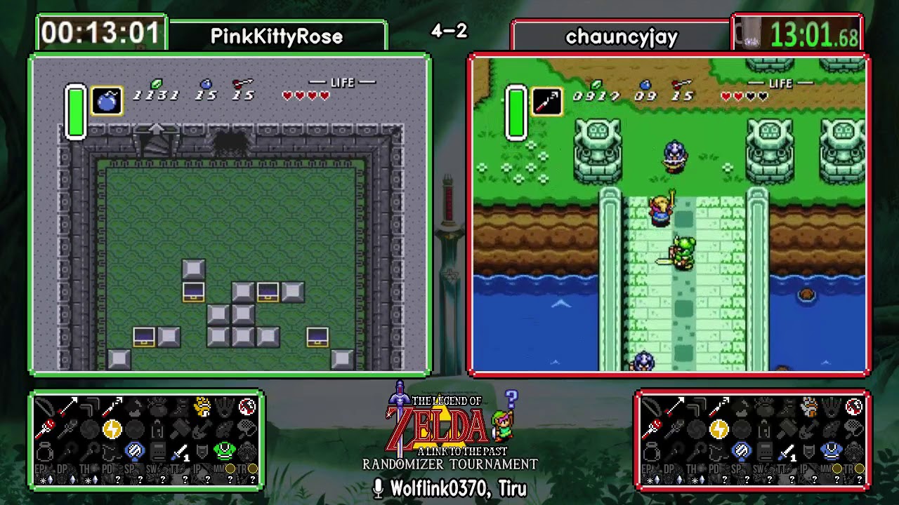 PinkKittyRose vs chauncyjay. ALTTP Randomizer Spring 2018 Tournament
