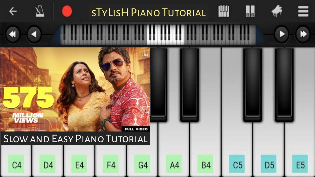 Baarish Ki Jaaye Piano Tutorial | B Praak | Easy Piano Tutorial