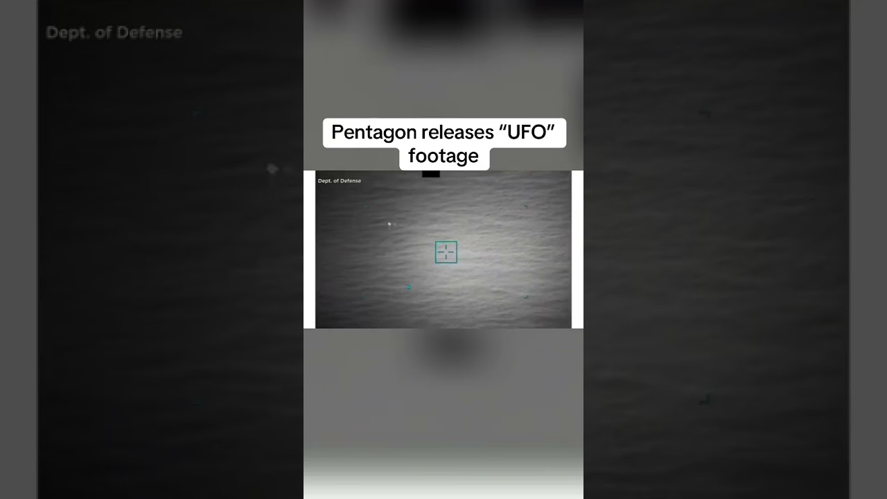 The Pentagon just released &lsquo;UFO&rsquo; footage
