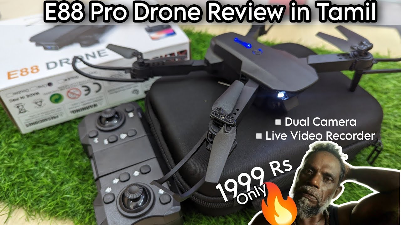 E88 Pro Dual Camera Drone Unboxing And Review in Tamil | Budget Drones தமிழ்