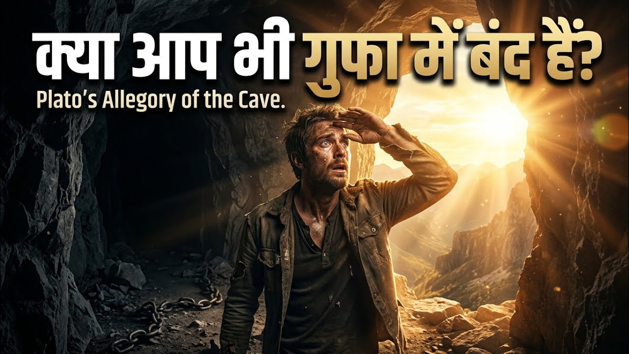 Allegory of the Cave, Plato in Hindi, Philosophy, Philosophy in Deep 