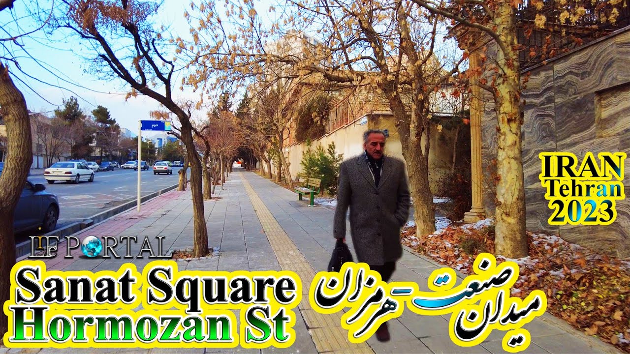 IRAN 4K Hormozan St, Shahrak Gharb: A Rich Neighborhood Tehran 2023 - هرمزان میدان صنعت، تهران  ۱۴۰۱