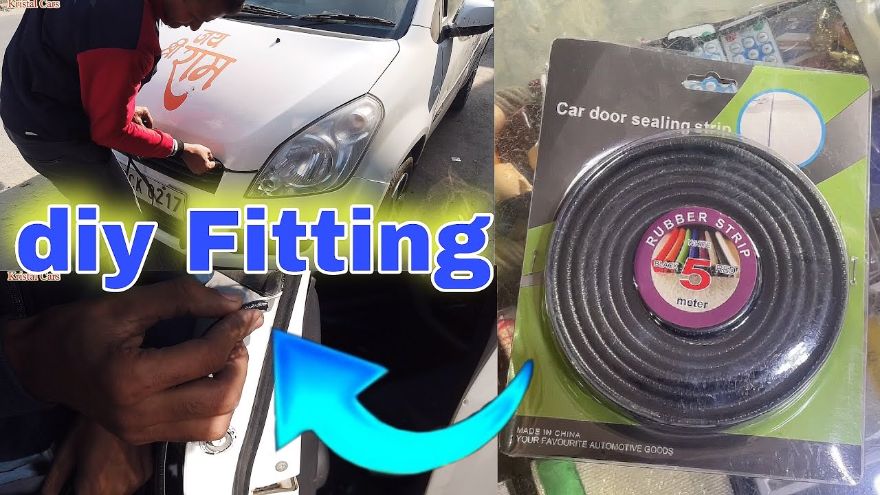 diy fitting 👉 Car Door Sealing Strip for any Car | How to fix door strip in any Car