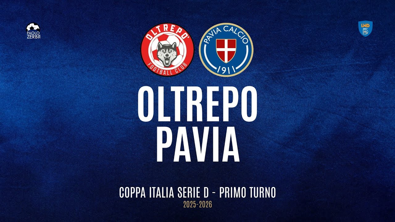 [HIGHLIGHTS] Coppa Italia Serie D 2025/2026 I Turno - Oltrepo - Pavia