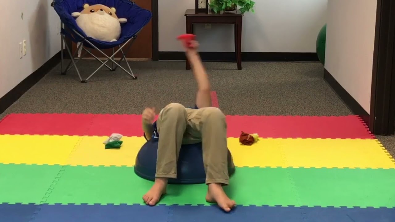 Primitive Reflex Therapy, Spinal Galant, ATNR, TLR- Advanced bean bag crunch toss