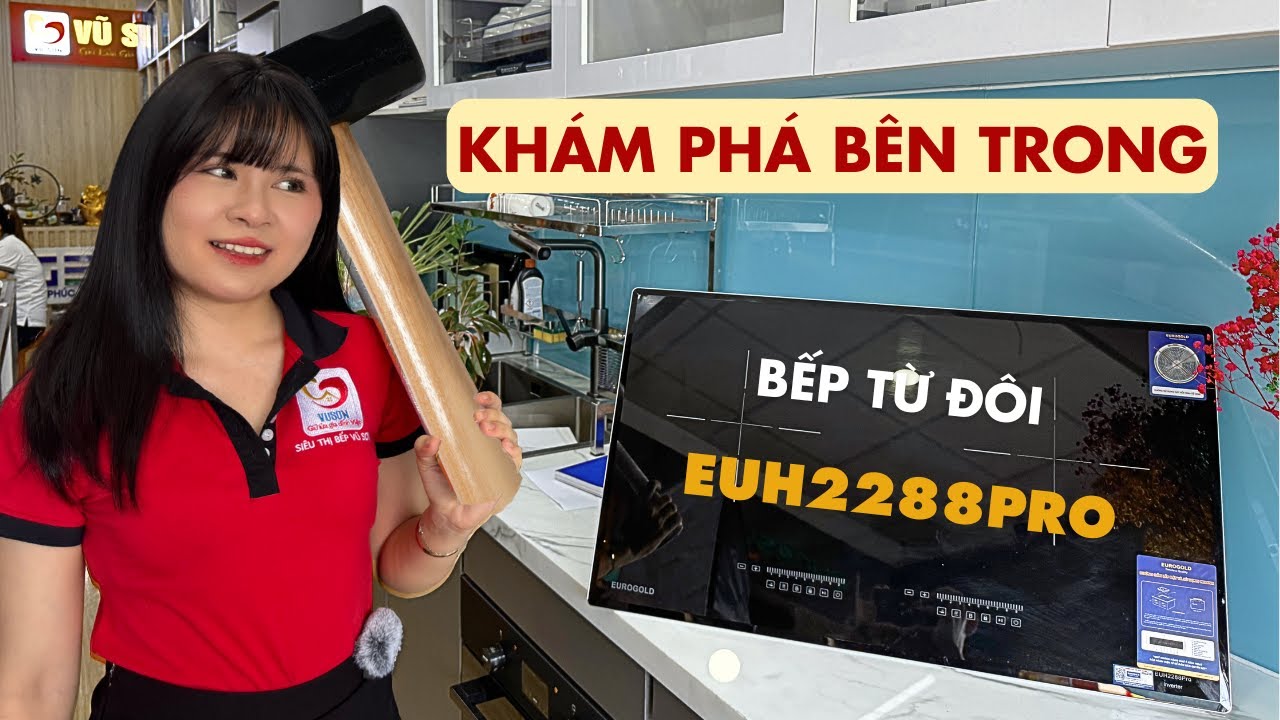 Khám phá chi tiết bên trong bếp từ Eurogold EUH2288PRO - Siêu phẩm nhà bếp cho mọi gia đình