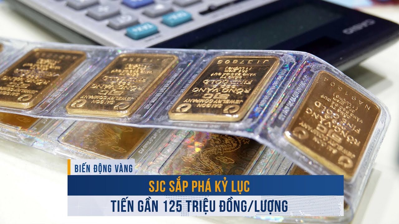 Giá vàng ngày 5/8: SJC sắp phá kỷ lục, tiến gần 125 triệu đồng/lượng