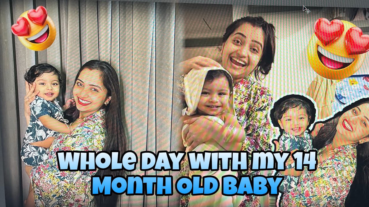 WHOLE DAY WITH MY 14 MONTH OLD BABY | RASHMITHA POOJARY