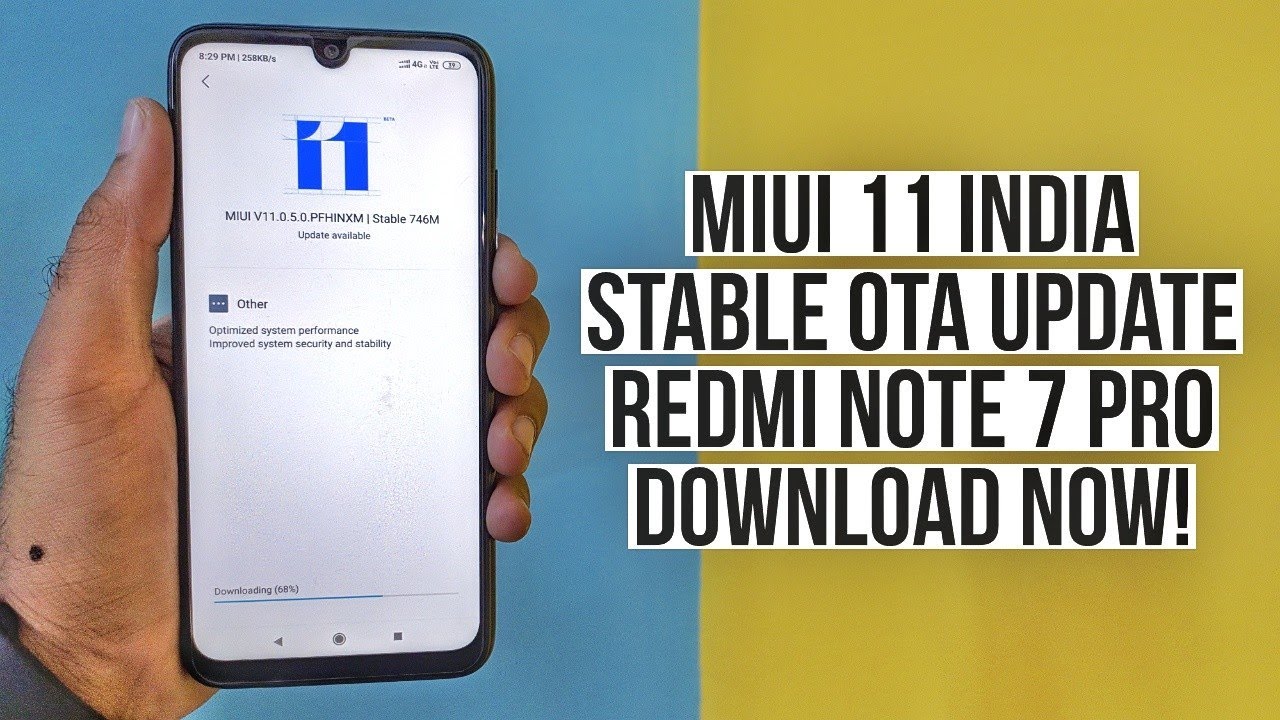 Redmi Note 7 Pro MIUI 11 INDIA Global Stable OTA Update!