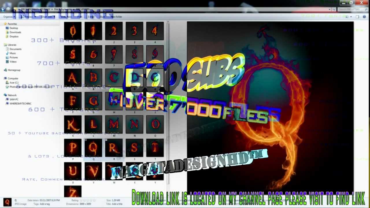 BIGGEST Free GFX PACK Over 7'000 Files