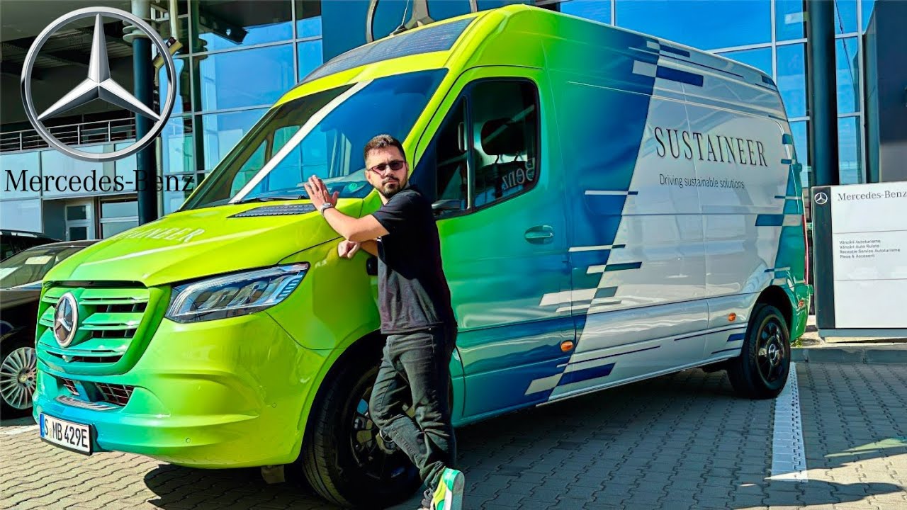 MERCEDES a făcut o DUBĂ care PURIFICĂ AERUL! Dragi DUBIȚARI, acesta este viitorul vostru SPRINTER!