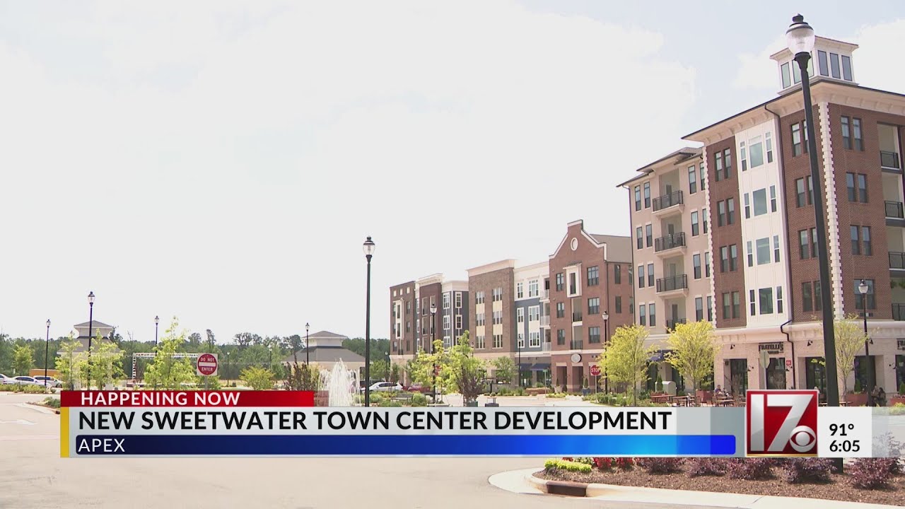 New Sweetwater Town Center development in Apex