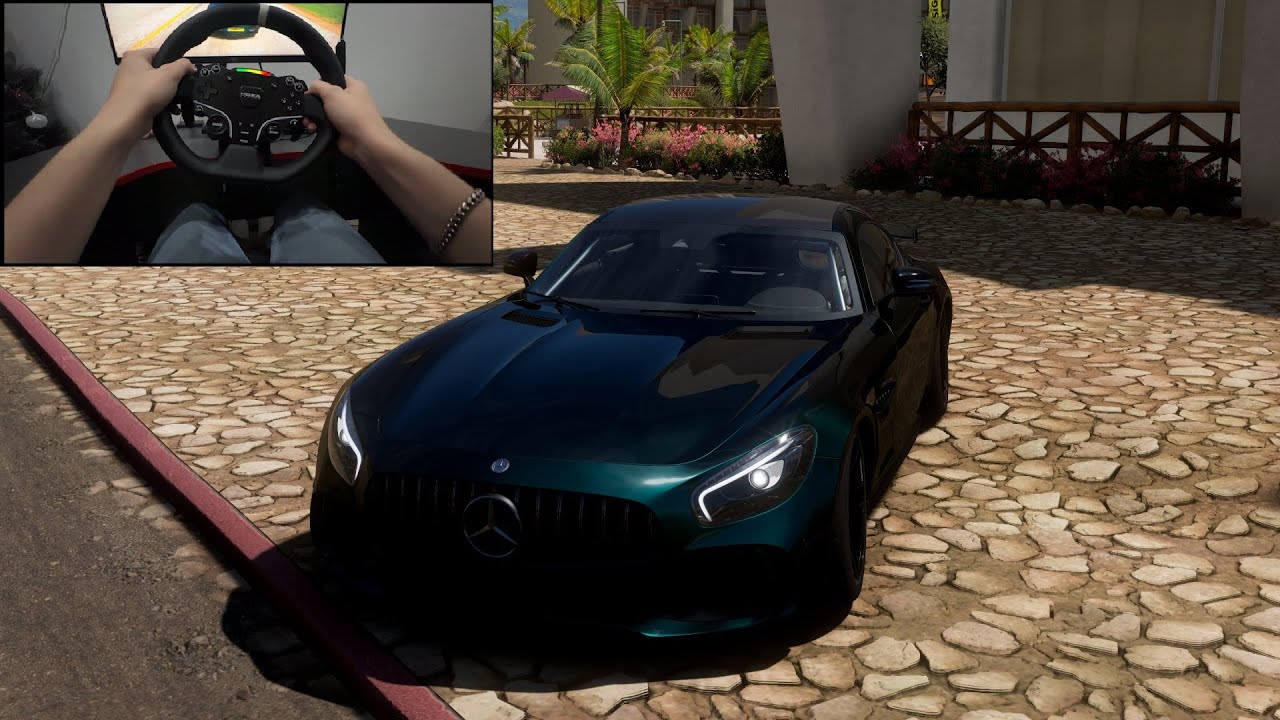 Mercedess AMG GT | Forza Horizon 5 | Moza R5 Steering Wheel