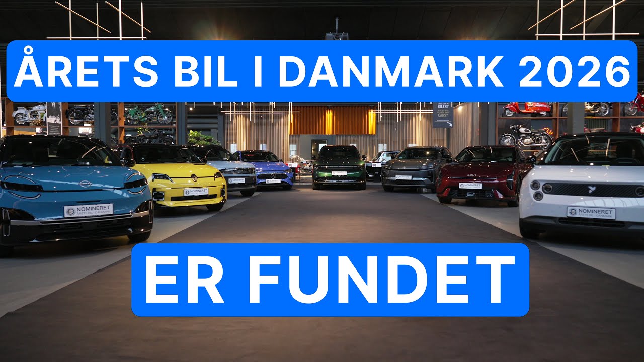 Her er vinderen af Årets bil i Danmark 2026!