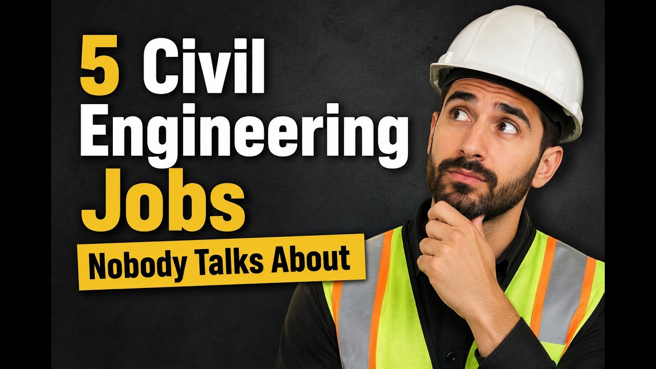 5 Civil Engineering Jobs Nobody Talks About (#2 Will Shock You)