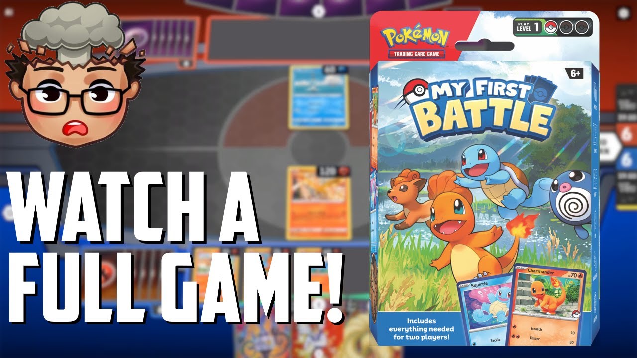 Смотрите Pokemon TCG My First Battle в действии! ПОЛНАЯ НАСТРОЙКА И ГЕЙМПЛЕЙ