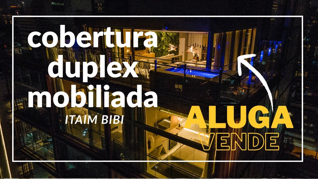 Cobertura duplex no Itaim Bibi São Paulo, 180m² 3 dormitórios (1 suíte máster),  3 vagas