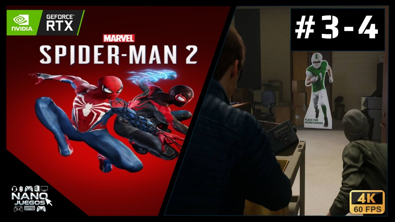 Marvel&rsquo;s Spider-Man 2 | Gameplay en Espa&ntilde;ol Latino | Parte 3-4 - PC 4K 60FPS