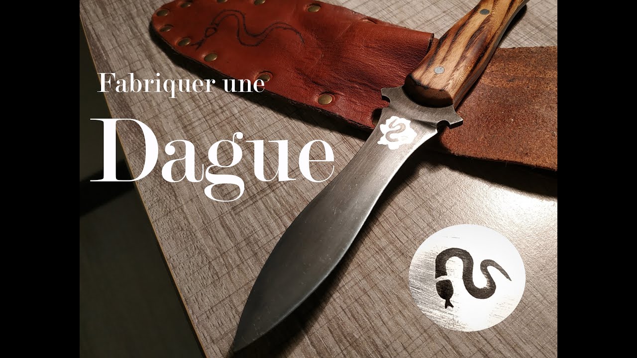 FABRICATION COUTEAU : PETITE DAGUE - Knife Making - Small Dagger