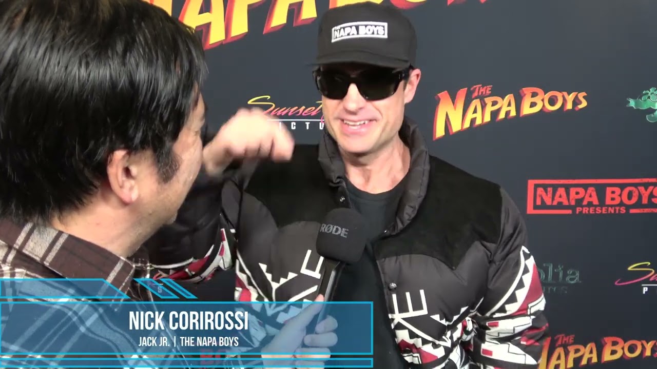 Nick Corirossi Carpet Interview at The Napa Boys Premiere