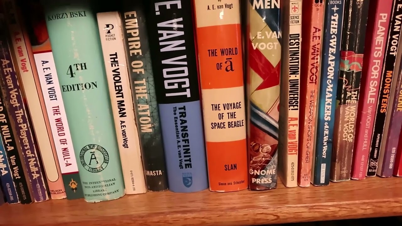 A. E. van Vogt bookshelf tour